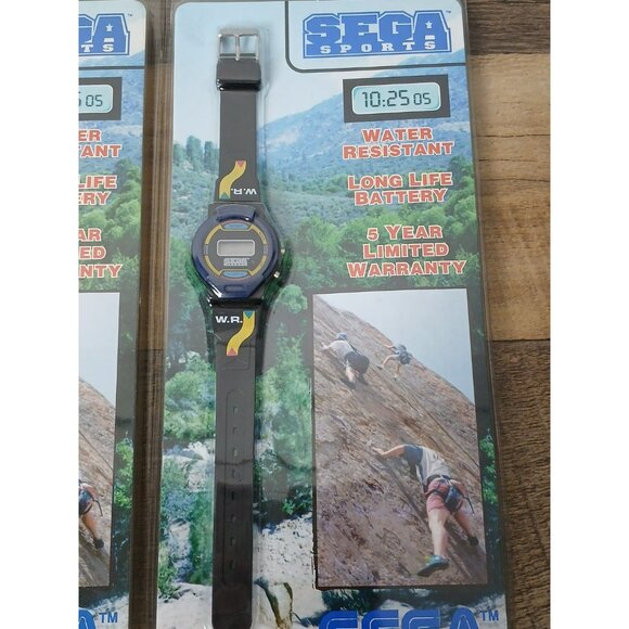 Sega Sports Watch Vintage Retro Quartz Lot of 5 - All Sealed - Rare! - Picture 4 of 12